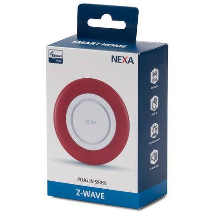 Siréna ZIS-104 Z-Wave s blikajícím světlem