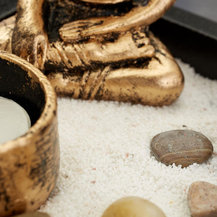 Zen garden with Buddha