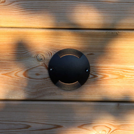 Zenit Duo Wand-/Terrassenleuchte Schwarz