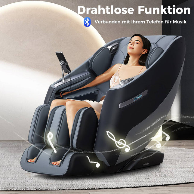 Zero Gravity SL-Track Massagesessel mit Wärme- und Luftmassage