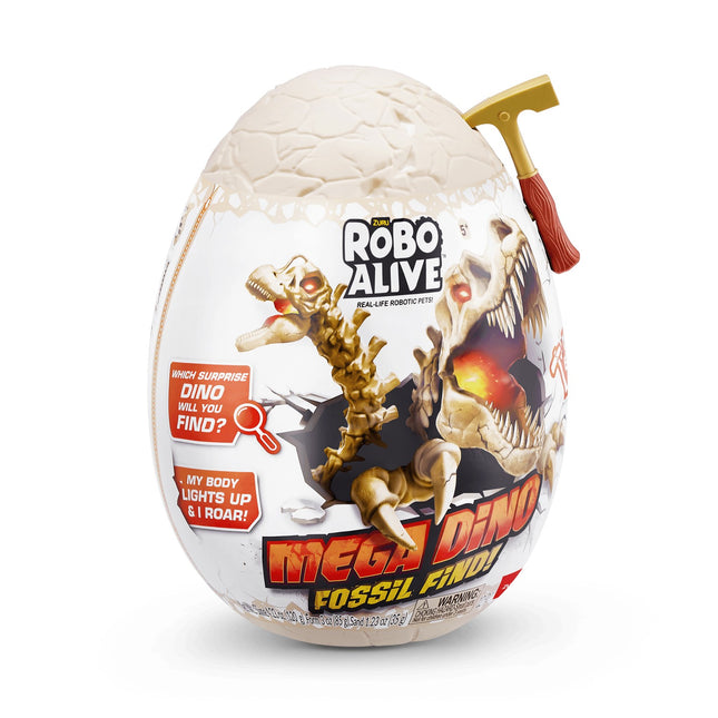 Zuru Roboalive Interactive Toy Mega Dino Fossil Find Surprise Egg