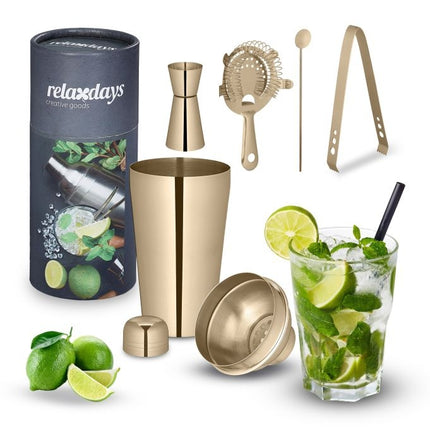 cocktail shaker set in 5 parts
