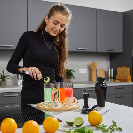 ensemble shaker à cocktail en 5 parties