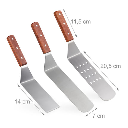 Grillschaufel 3-teilig