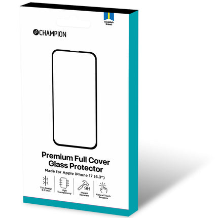 iPhone 17 Displayschutzfolie, Vollflächiges Panzerglas