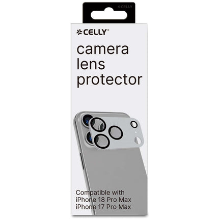 iPhone 18/17 Pro Max Camera Lens Protector – Silver