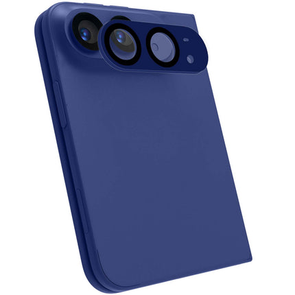 iPhone Ultra Kameraschutzfolie – Dunkelblaues Glas