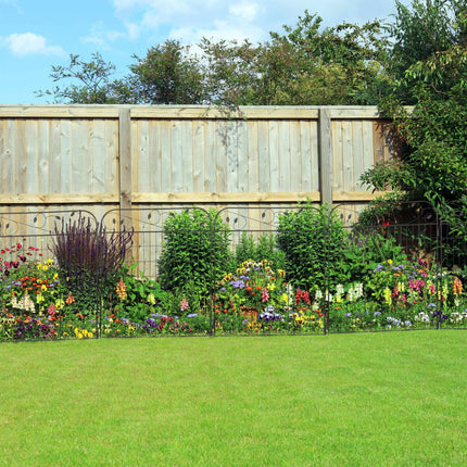 iron garden fence in 4 parts