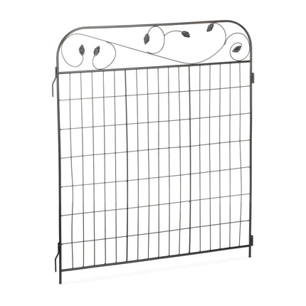 iron garden fence in 4 parts