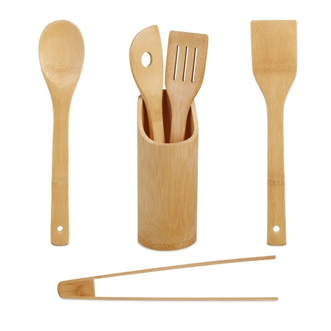 Küchenhelfer-Set 6-teilig Bambus