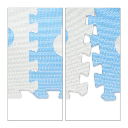 Puzzlematte mit 18 Teilen Wolke