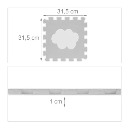 podložka na puzzle s 18 dílky Mrak