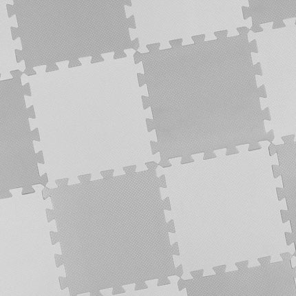 tapis puzzle avec 25 pièces et bordure