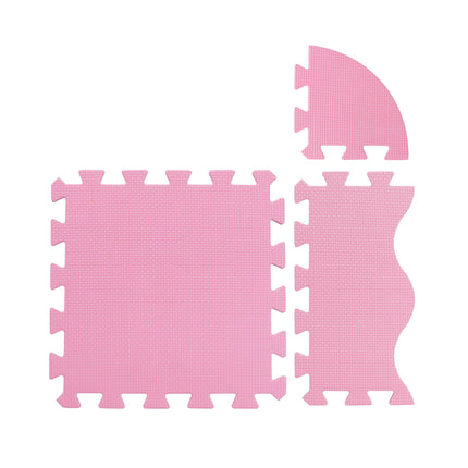puzzle mat with 25 pieces and border