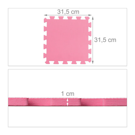 puzzle mat with 25 pieces and border