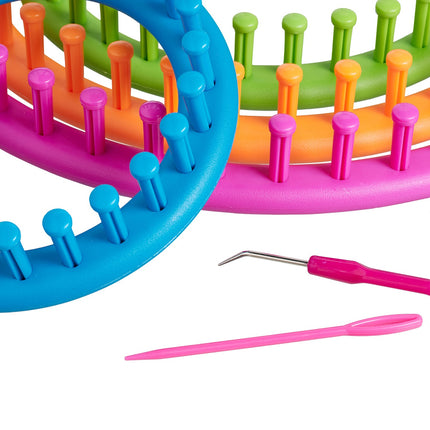 round knitting ring set in 6 parts