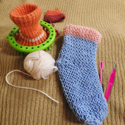 round knitting ring set in 6 parts