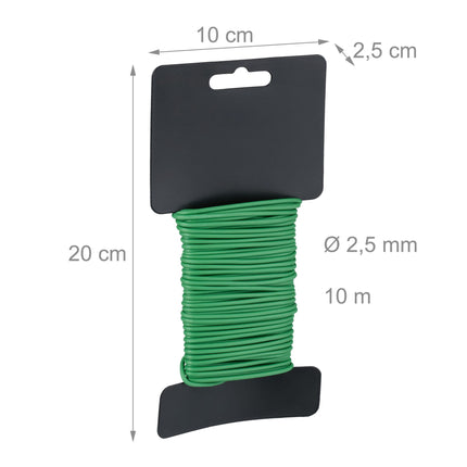 set van 10 tuindraden 2,5 mm x 10 m