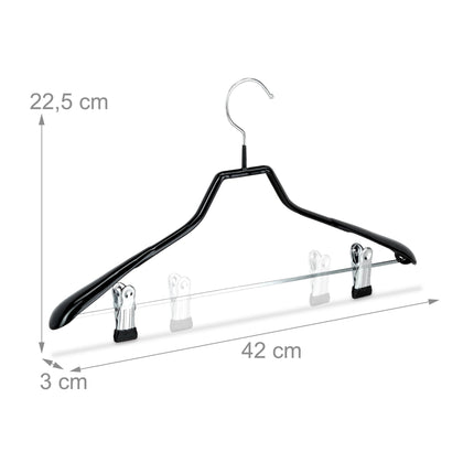 set of 10 staples black non-slip