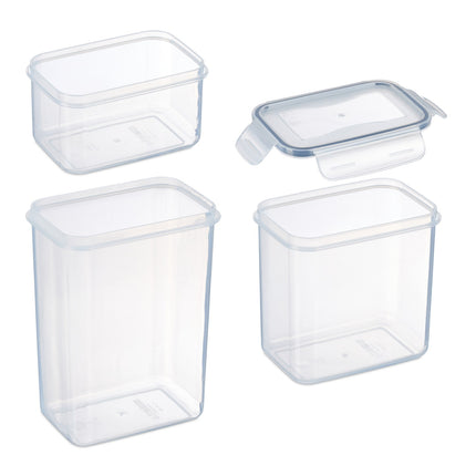 set of 10 storage jars with lids