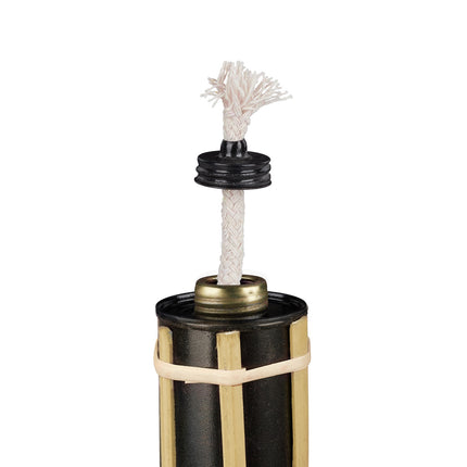 set of 12 garden torches 90 cm