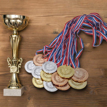 set of 12 medals for children
