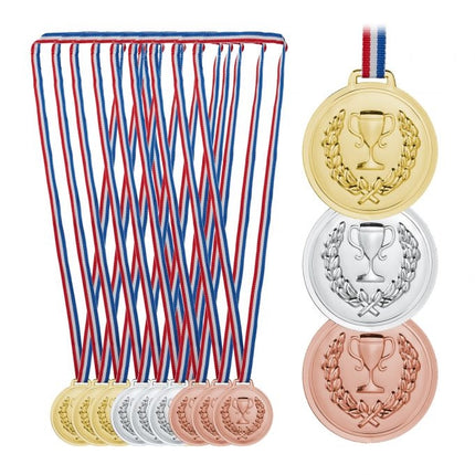 set of 12 medals for children