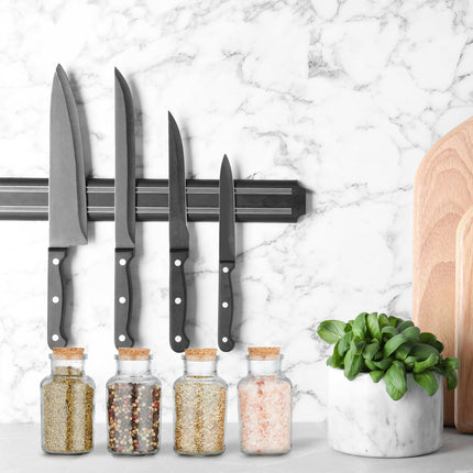 set of 12 spice jars with cork lids