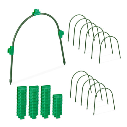 set of 12 tunnel arches with plant clips