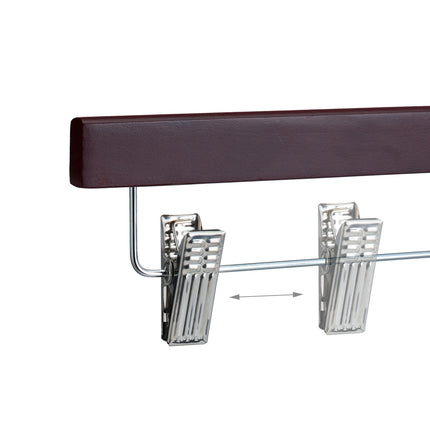 set of 12 wooden hangers