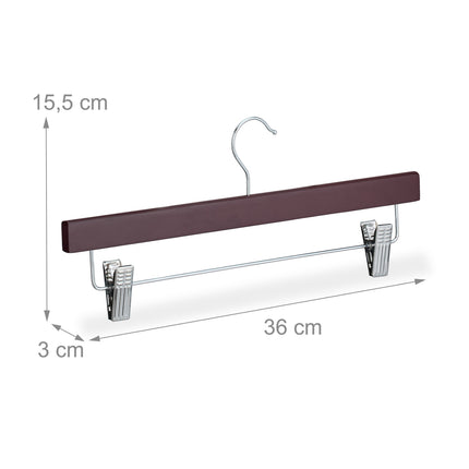set of 12 wooden hangers