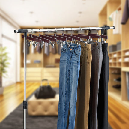 set of 12 wooden hangers