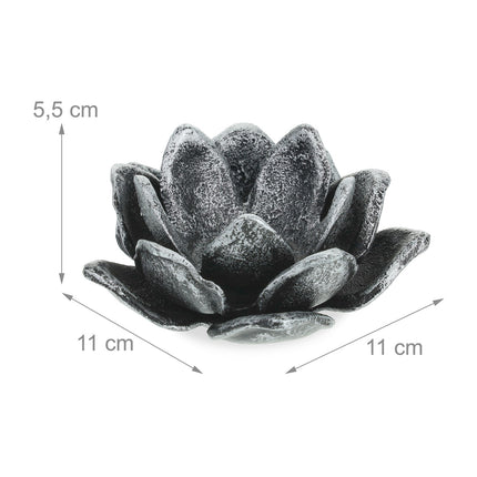 ensemble de 2 photophores en forme de lotus