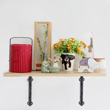 ensemble de 2 supports d'étagères antiques