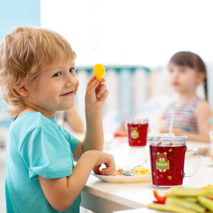 2er-Set Kindergläser mit Bärenmotiv