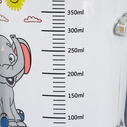 2er-Set Kindergläser mit Elefantenmotiv