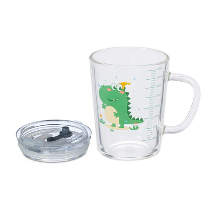 lot de 2 verres pour enfants avec motifs dinosaures