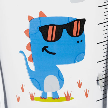 2er-Set Kindergläser mit Dinosaurier-Motiven