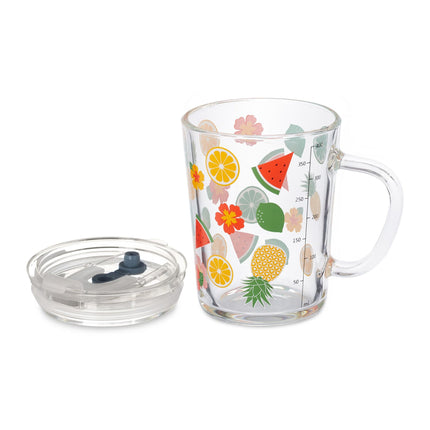 lot de 2 verres pour enfants à motifs de fruits