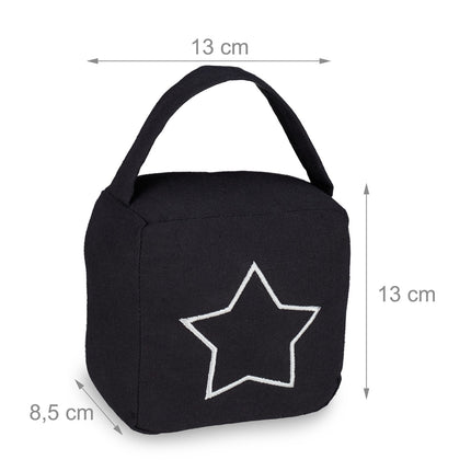 2er-Set Türstopper mit Sternmotiv