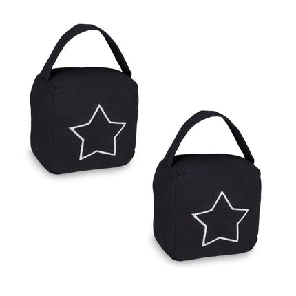 2er-Set Türstopper mit Sternmotiv