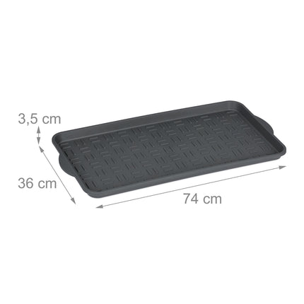2er-Set Abtropfschalen für 3 Paar Schuhe