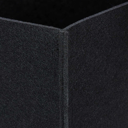 set of 2 firewood sacks made of felt Black