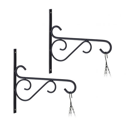 set of 2 hanging basket holders