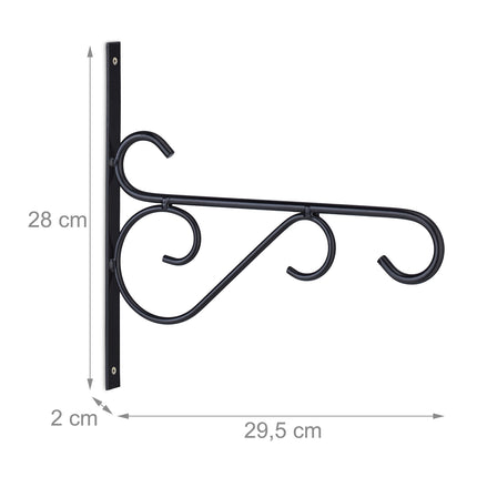 set of 2 hanging basket holders