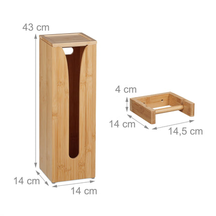2er Set für Toilettenpapierhalter
