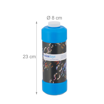 2er Set Nachfüllflaschen für Seifenblasen 1 l