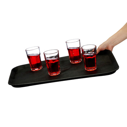 set of 2 serving trays 56 x 41 cm