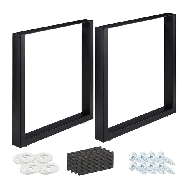 2er Set Tischläufer schwarz