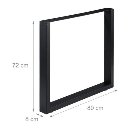 set of 2 table runners black